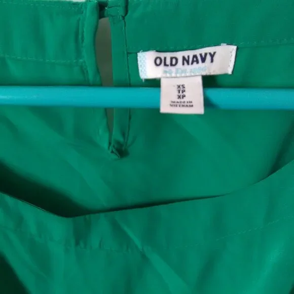 Old Navy Sleeveless Summer Dress Color Solid Green Size XS - Picture 5 of 8